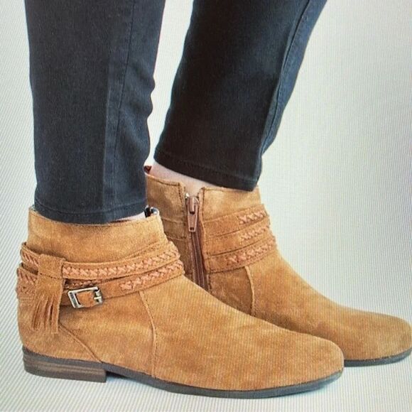 Minnetonka Women's 563 Dixon boot suede leather Arizona pattern trim Sz 7.5 Brwn - Picture 11 of 11